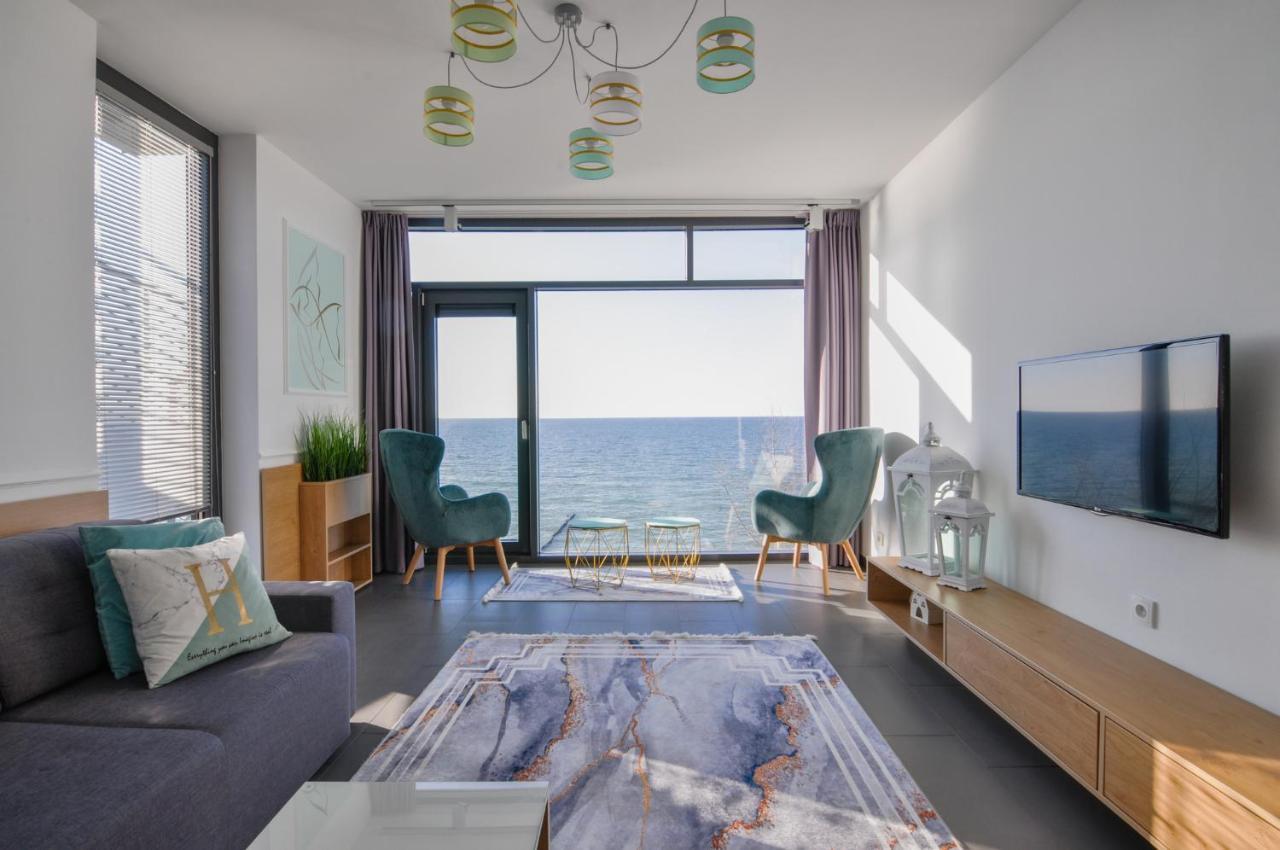 Apartament Nadmorski Luksus - Boulevard Ustronie Morskie Kültér fotó