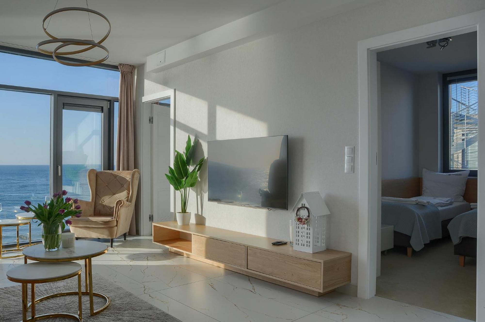 Apartament Nadmorski Luksus - Boulevard Ustronie Morskie Kültér fotó