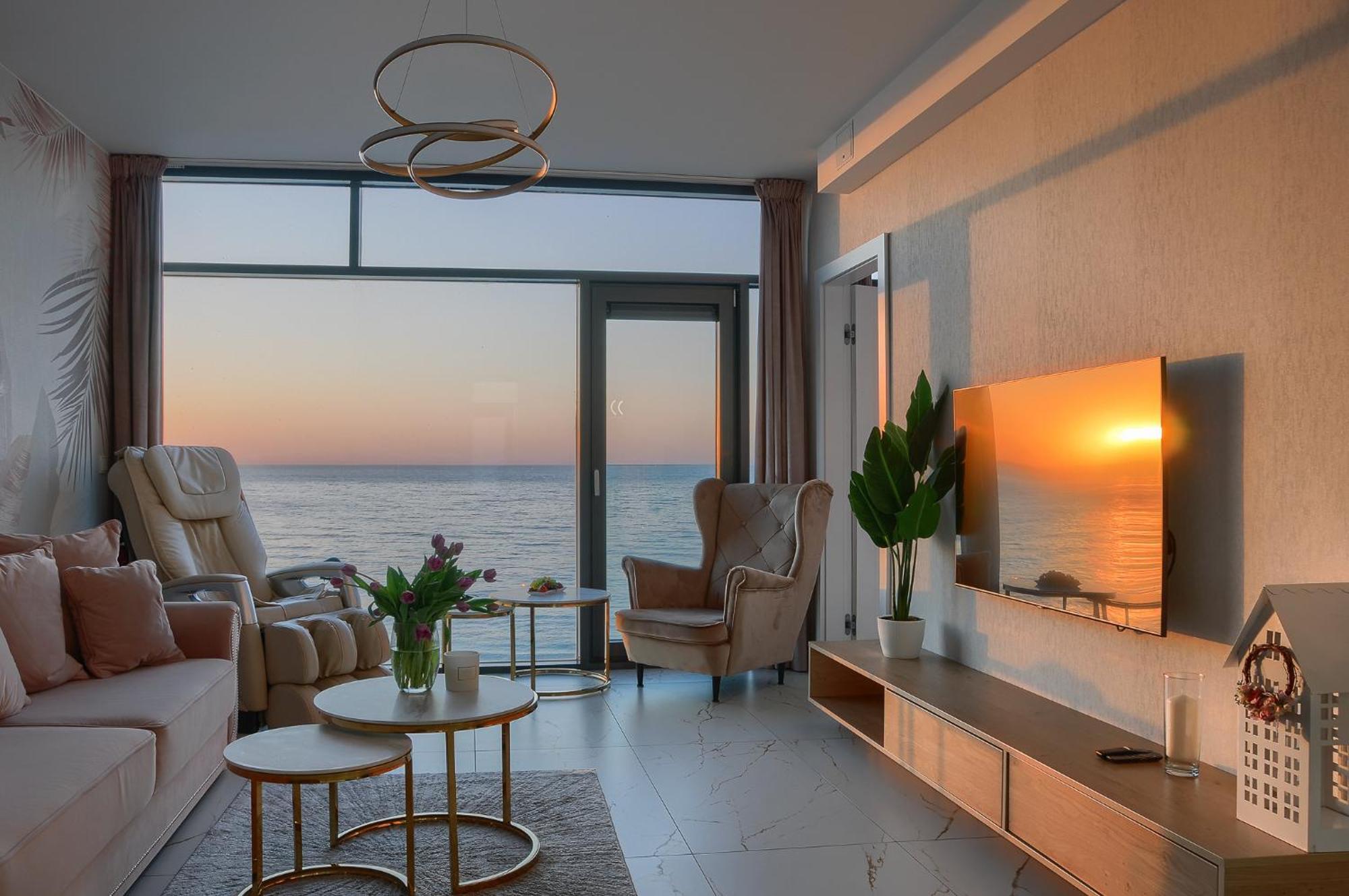 Apartament Nadmorski Luksus - Boulevard Ustronie Morskie Kültér fotó